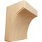 Ekena Millwork 5 1/4"W x 4"D x 6"H Clarksville Bracket, Red Oak BKTW05X04X06CVRO - alternate 1